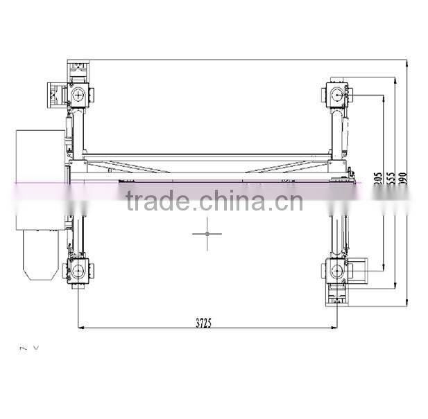 low lifting container crane used for low height environment
