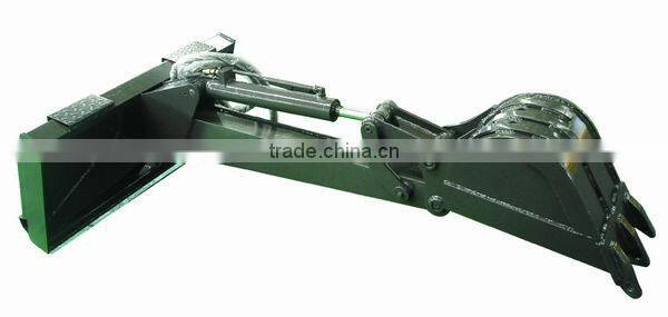 backhoe arm of skid loader attachments