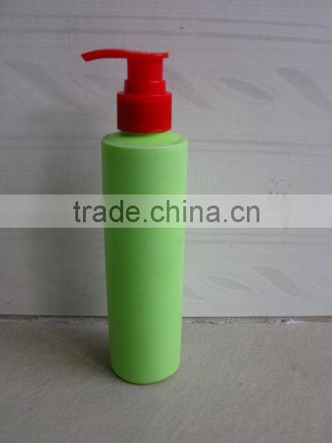 HDPE plastic shampoo bottle