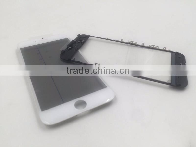 LCD repair parts Cold press frame for iphone 7 with front glass OCA optical adhesive tape film