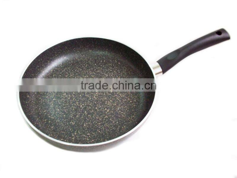 No Oil-Smoke Kitchen Aluminum Bakelite Handle Chinese Deep Frying Pan