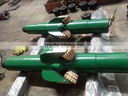 roller hole opener for opening the hole drilling