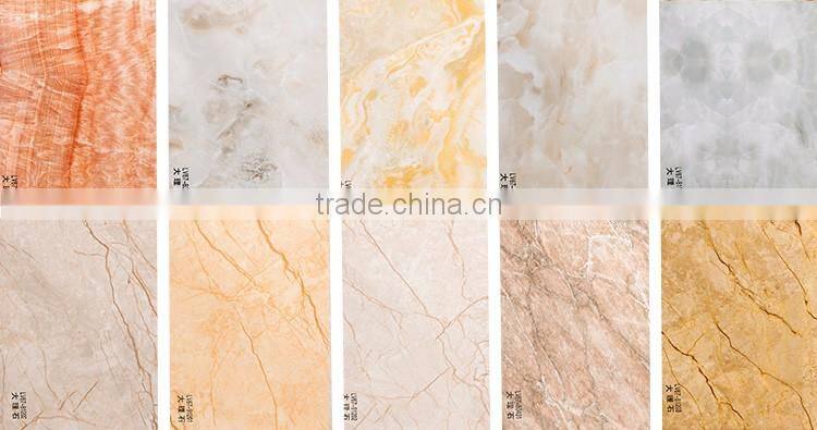 Home interior decor waterproof pvc self adhesive film marble decorative paper