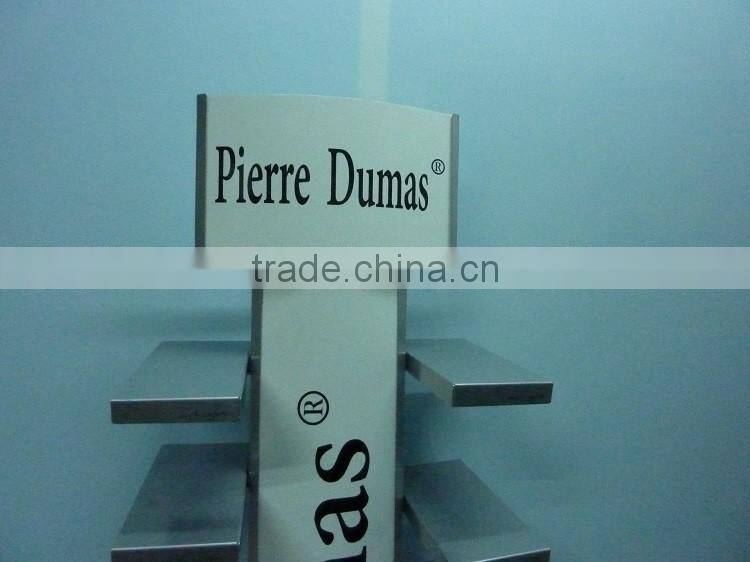 commercial professional advertised multi-standing shoe rack