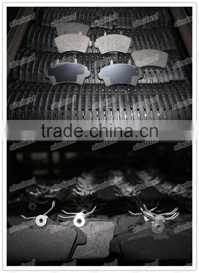 Auto brake system spare parts car friction pad