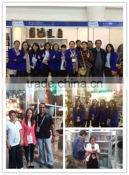 White chinese ceramic vase for flower decoration