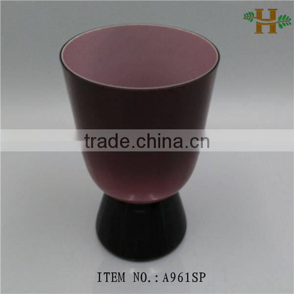 wholesale unique colored glass vases for decoration