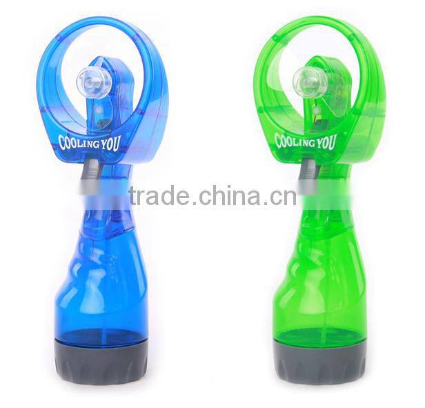 water fan plastic mini fan for kids in summer