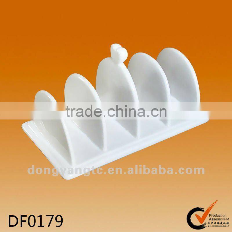 Ceramic restaurant napkin holder,white ceramic napkin holder