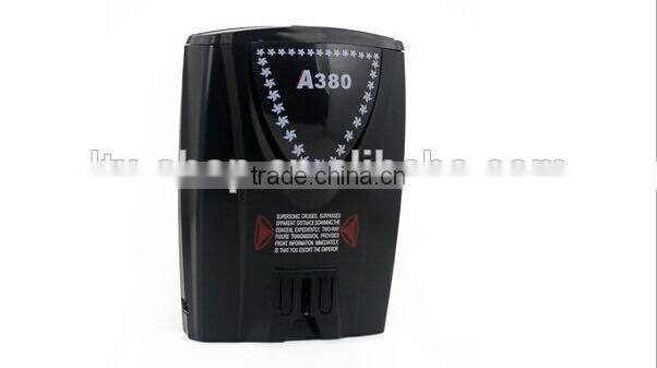 A380 Car Speed Radar Detector, Support Russian English Language Car Speed Radar Detector With Voice Alarm For Wholesale