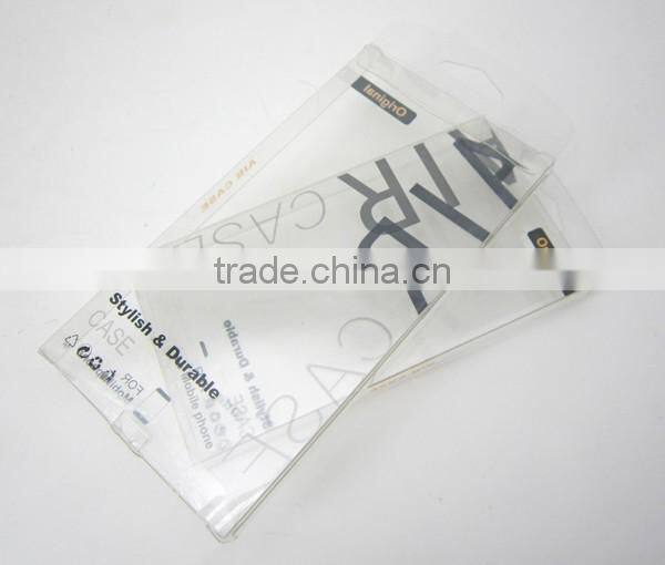 Transparent box PVC packing box for iphone phone case