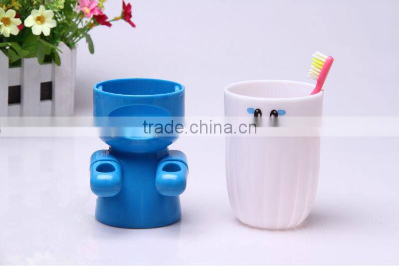 Toothbrush Cup Set/Cartoon Shaped Plastic Toothbrush Cup