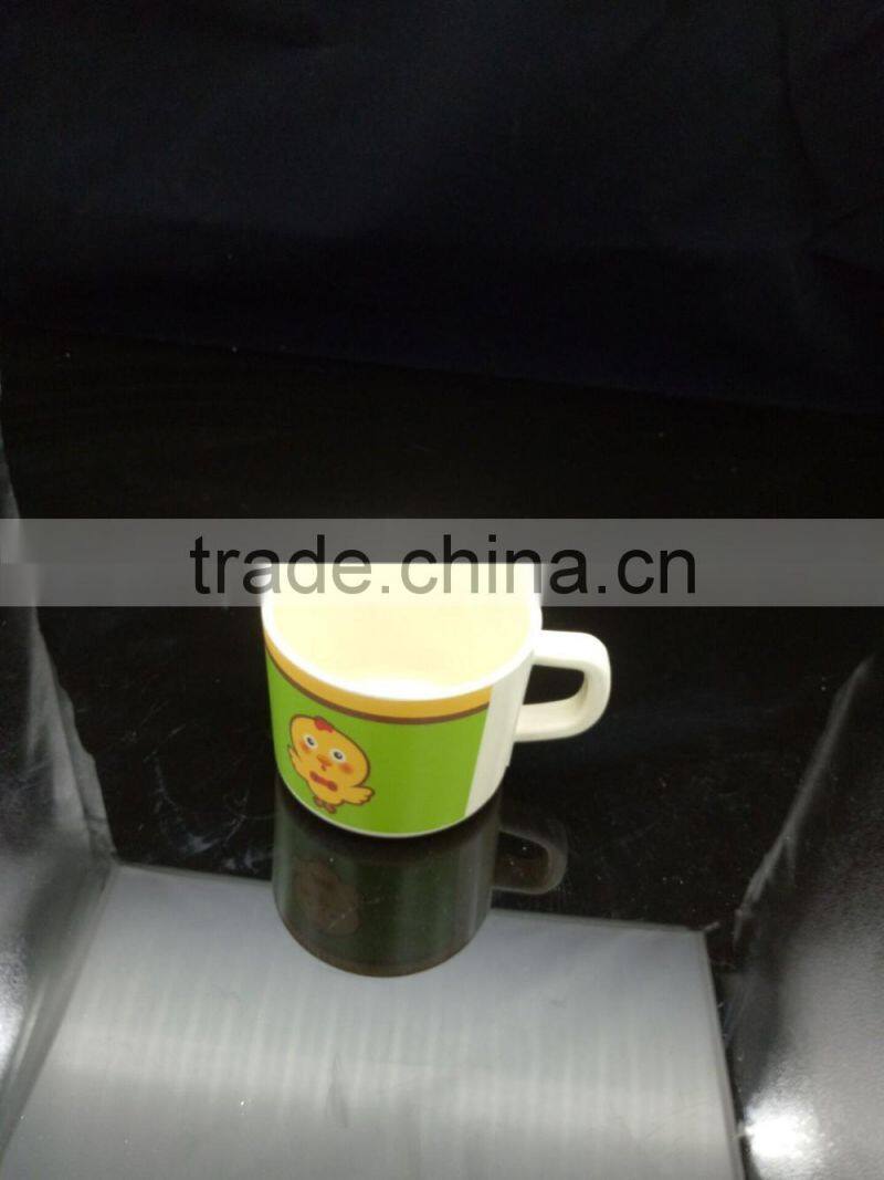 bio eco bamboo fibre kid's dinnerware set