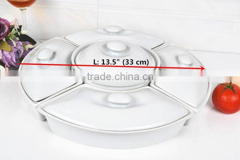 13.5" size porcelain comal with lid