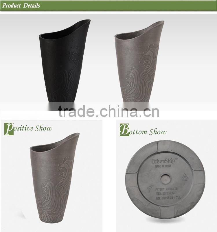 Unique Type And Fashionable Design Plastic Pot and Indoor Flower Pot For Decoration