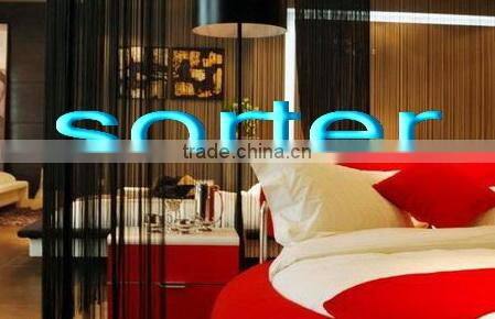 light blue string curtain,fashional fring curtain