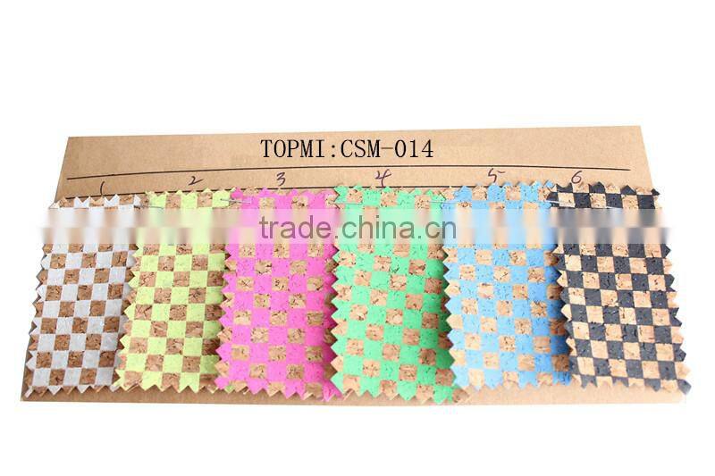 popular cork leather raw material for shoe heel