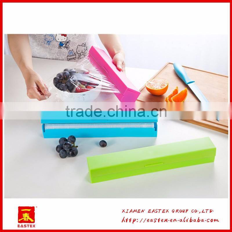 Convenient kitchen tool Cling Film Slide Cutter & cling film cutter