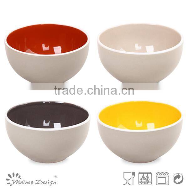 Factory direct wholesale gloss glaze ceramics cereal bowl