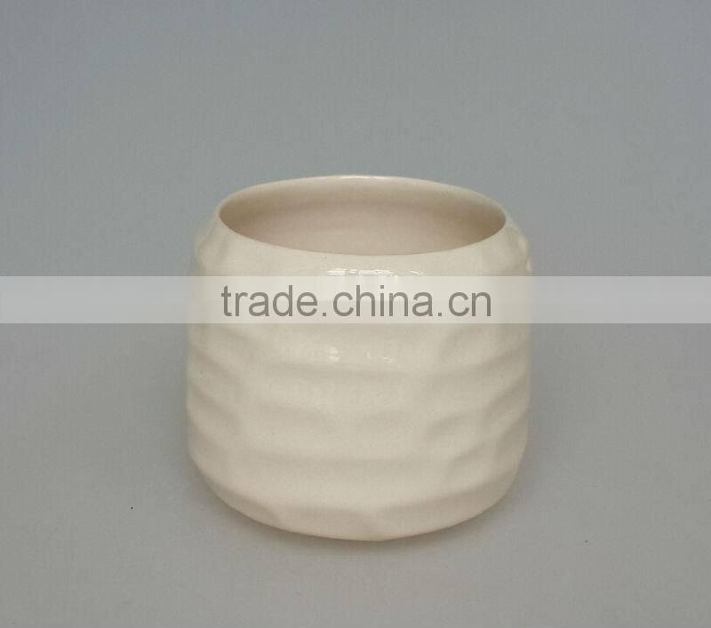 1.1L Ceramic beige stylish custom ice bucket