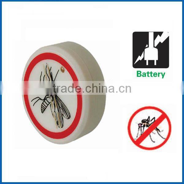 Indoor eco-friendly harmless portable ultrasonic plug-in mosquito repeller
