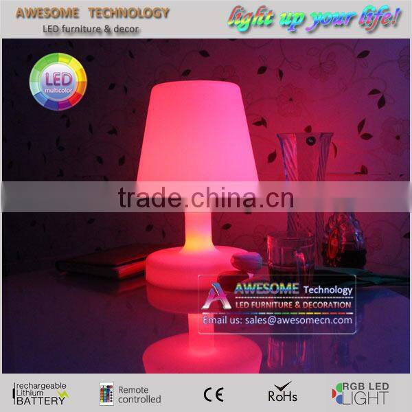 Fashionable led table lamp battery powered