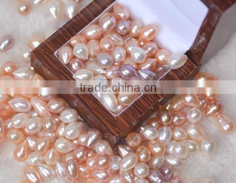 3-4 mm colored teardrop shape freshwater pearls
