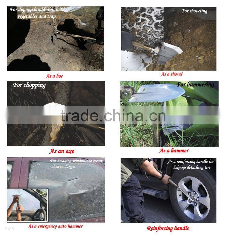 Car Tool Equipment/ Car Tuning Kit/Multifunction Folding Survival Shovel