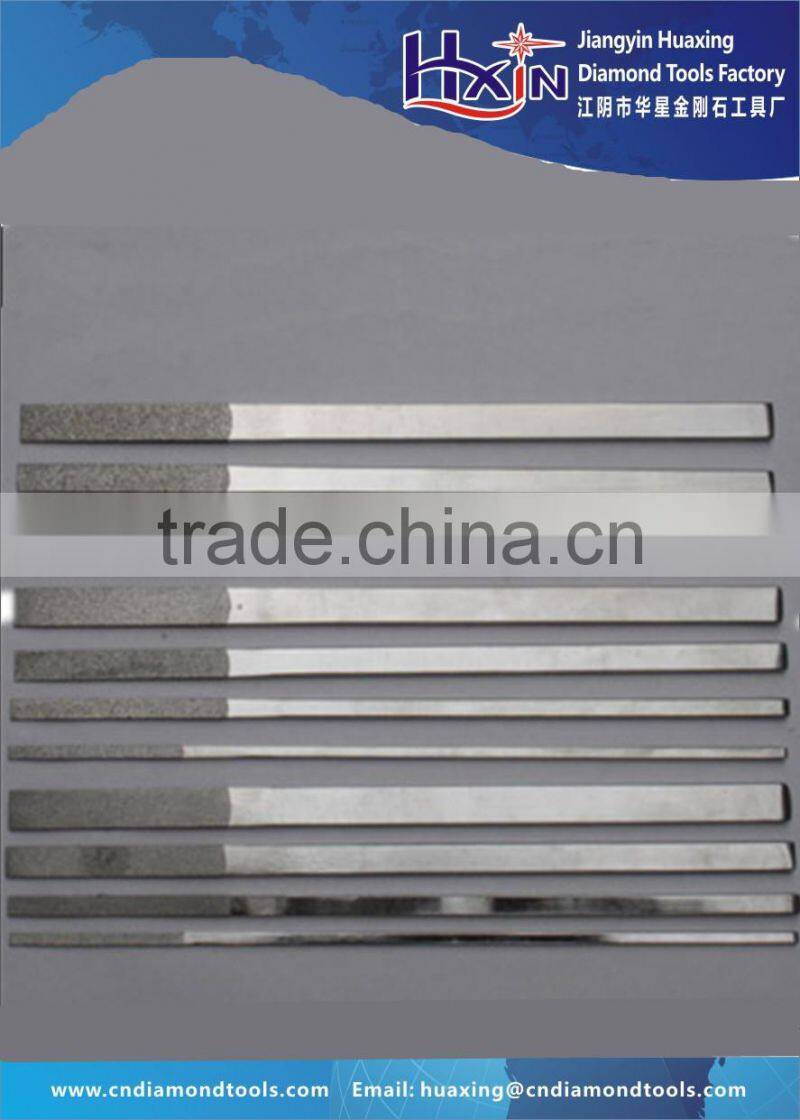 Diamond File Set/ 12pcs Tapered Diamond Needle File Set/ Diamond Hand Tool
