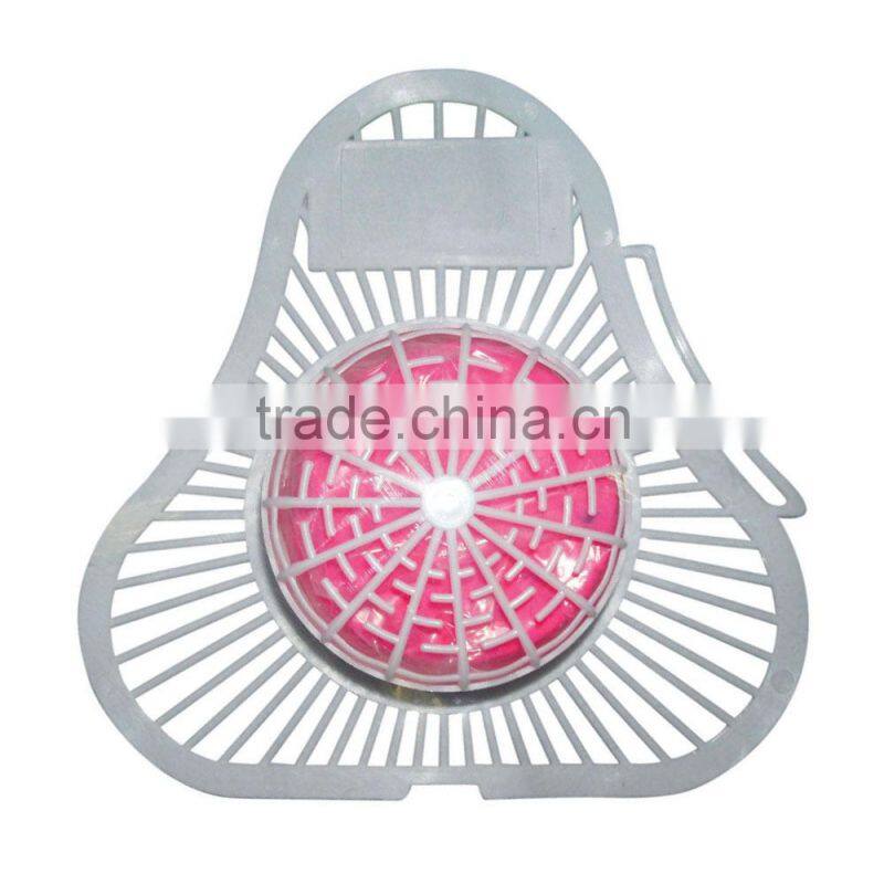 Urinal screen para block cube