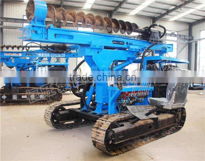 Photovoltaic mounting system installation ground screw solar pile driver