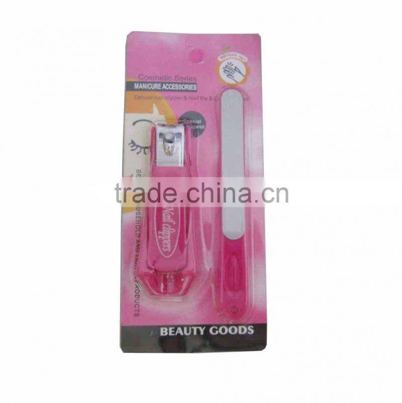 Wholesale Plastic Handle Nail Clipper Set