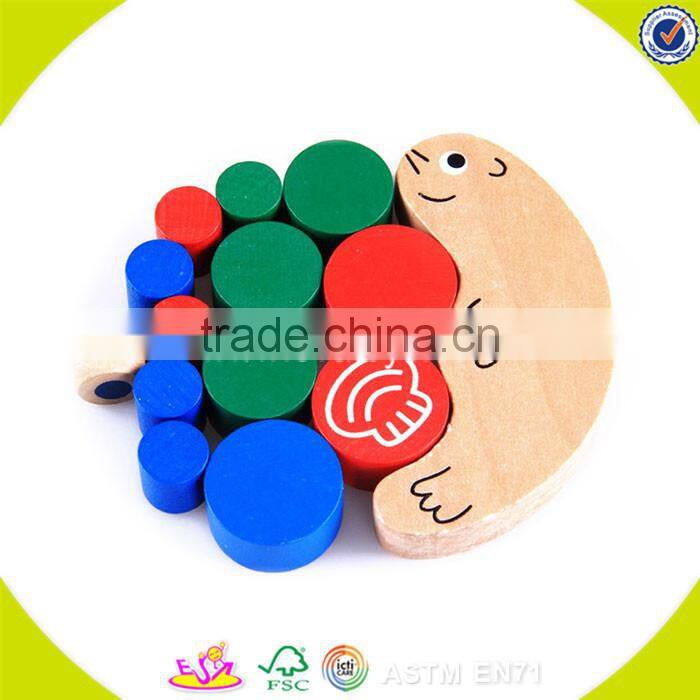Wholesale hot wooden balance blocks toy for baby brain training wooden balance blocks toy W11F007