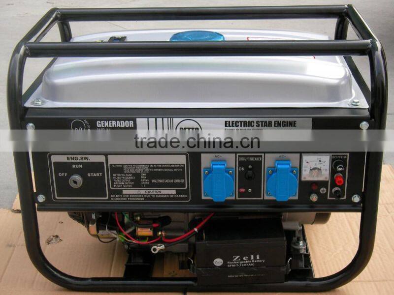 4 stroke gasoline engine 163cc gasoline used generators for sale