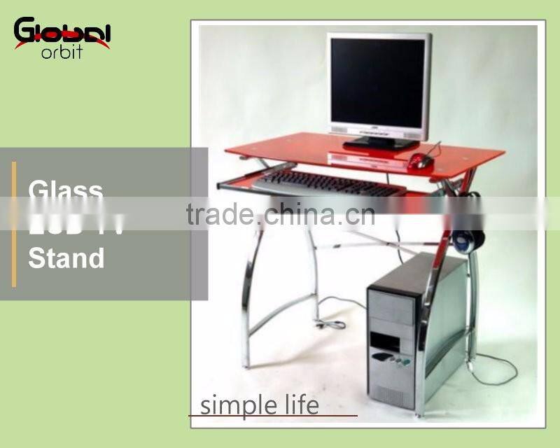Office Furniture Design Laptop Office Glass Computer Table