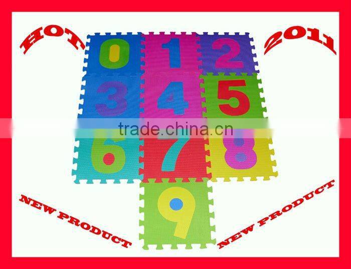 number puzzle mat