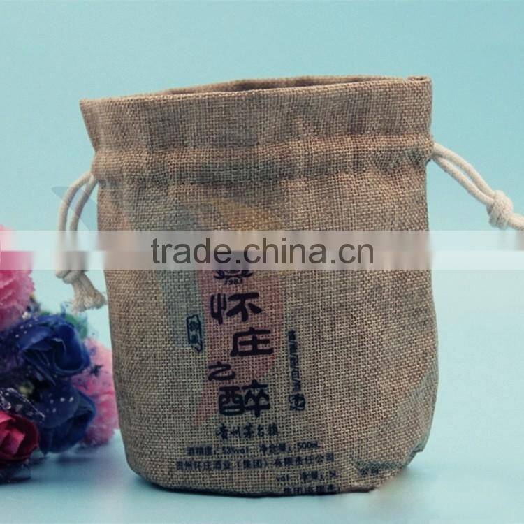 Popular mini wine bottle bags,jute bags wine bottle bags,fabric wine bottle bags