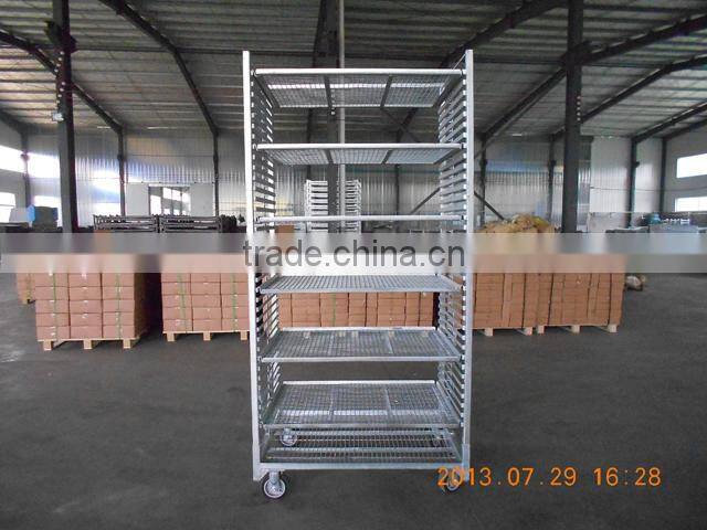 Good quality stainless steel garden utility cart for plants