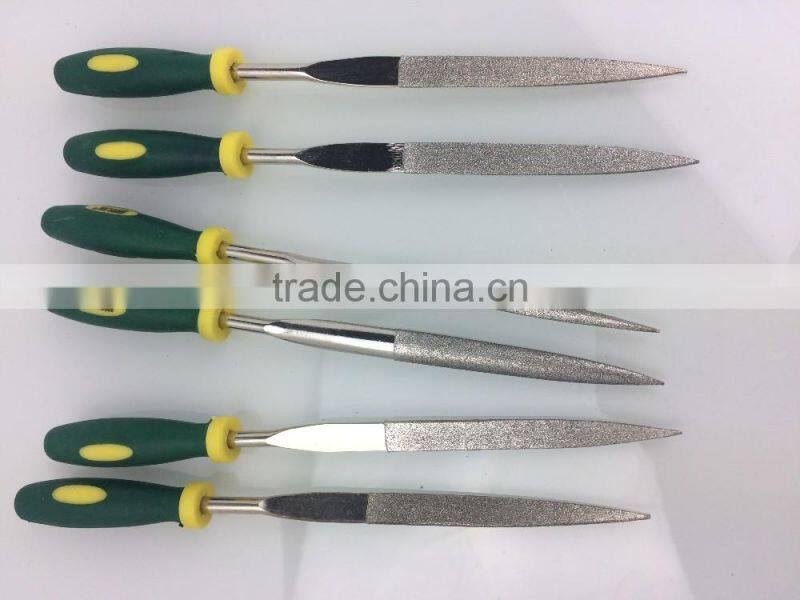 BERRYLION half round diamond file length 140mm with soft grip