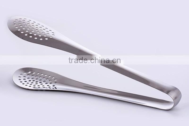 AFY26 Wholesale Kitchen and Barbecue Grill Stainless Steel Food Tong