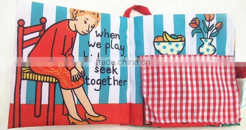 Hot Intelligence Development Baby kids Educational Cloth Books Soft Series Colorful Fabric Kid Learning Book