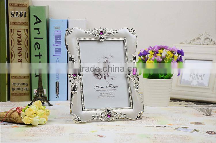 Classical Creative Photo Picture Frame Modern Design With Gold or Silver Plastic Photo Frame