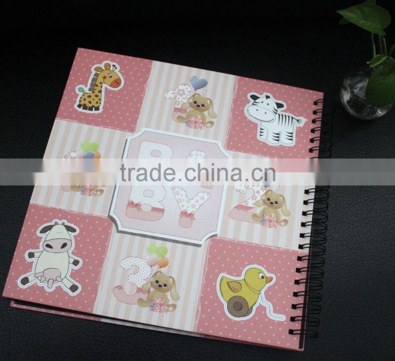 baby health Kraft recycled Paper DIY photo Albums 2016 top valentine's day souvenirs for wedding