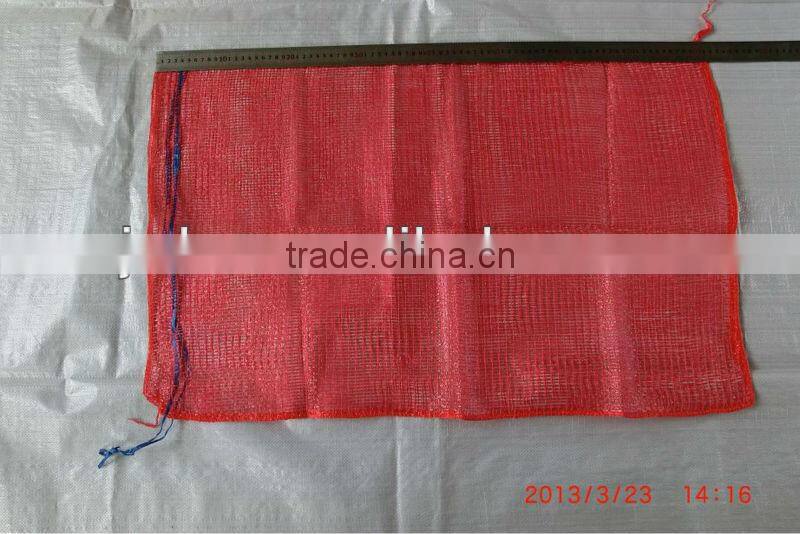 HDPE raschel mesh bag for packing vegetables