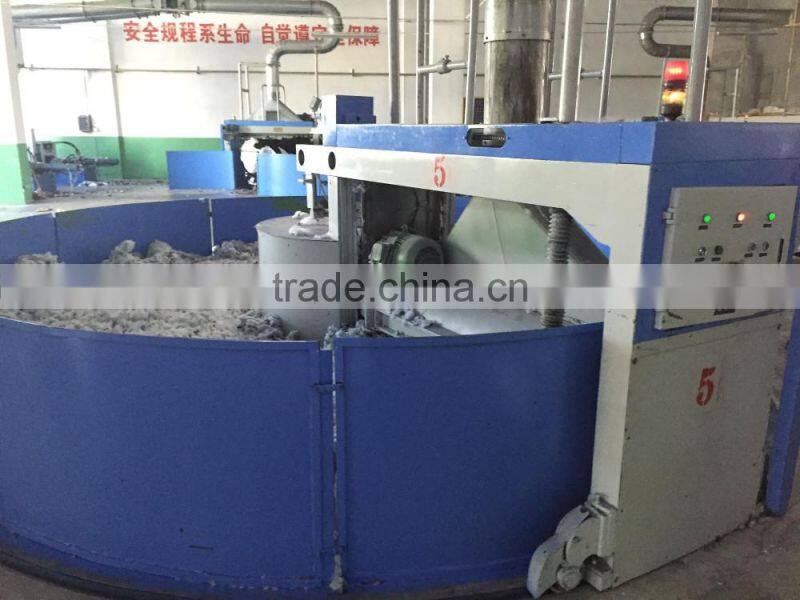 Polyester melange yarn melange colour