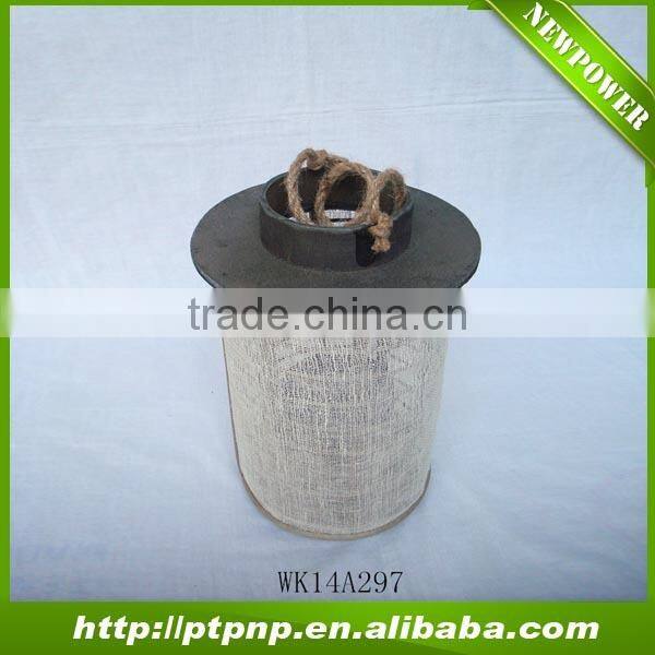 New designed bamboo lantern with colorful cloth