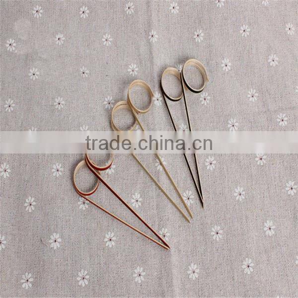New product 2016 decoration cocktail color bamboo skewers