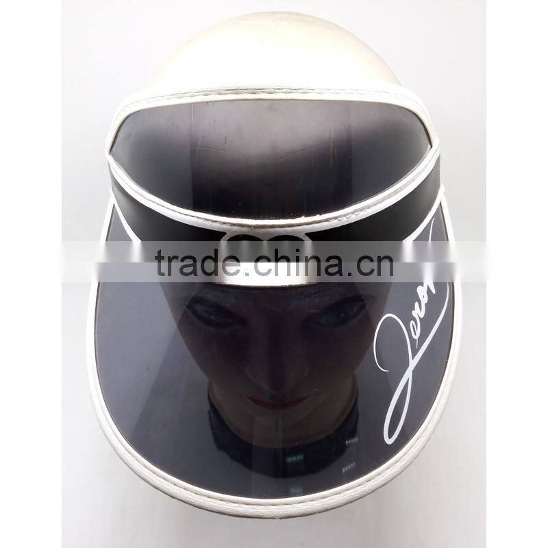 Hot Sale Custom PVC Sun Visor Cap Fashion Cheap Brim Vis Or Hats
