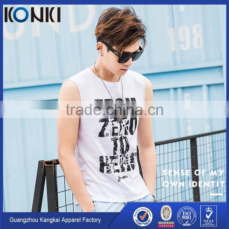 wholesale letter print tank top for men new style tank top