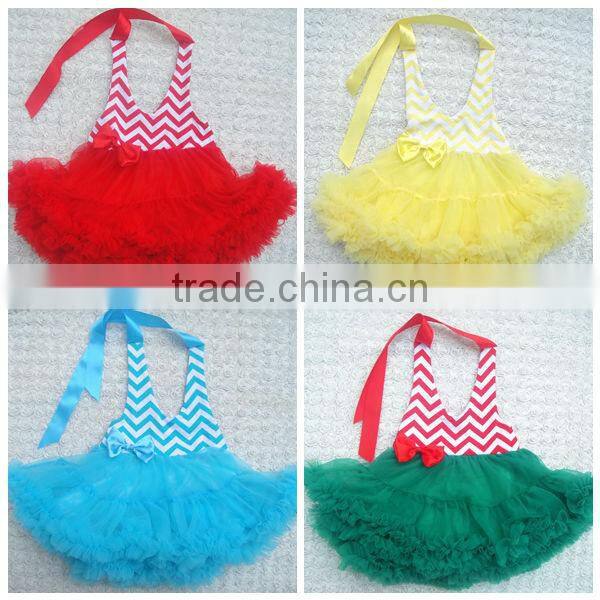 Newest kids wholesale chevron maxi dress